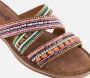 Lazamani Kleurrijke Handgemaakte Zomer Slippers Multicolor Dames - Thumbnail 12