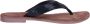 Lazamani 75.481 leren teenslippers met slangenprint zwart - Thumbnail 48