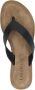 Lazamani 75.481 leren teenslippers met slangenprint zwart - Thumbnail 53