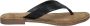 Lazamani 75.481 leren teenslippers met slangenprint zwart - Thumbnail 54