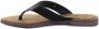 Lazamani 75.481 leren teenslippers met slangenprint zwart - Thumbnail 59