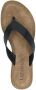Lazamani 75.481 leren teenslippers met slangenprint zwart - Thumbnail 37