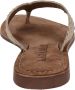 Lazamani ladies toe slippers shiny weav Goud Suede Teenslippers Dames - Thumbnail 9