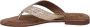 Lazamani ladies toe slippers shiny weav Goud Suede Teenslippers Dames - Thumbnail 11