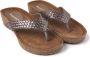 Lazamani Dames Slippers 75.807 Pewter - Thumbnail 2