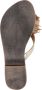 Lazamani Lily Leren Dames Slippers Gold - Thumbnail 33