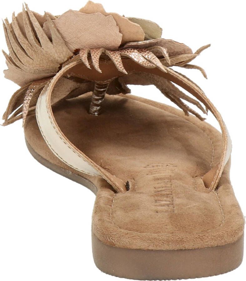 Lazamani Lily Leren Dames Slippers Gold