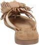 Lazamani Lily Leren Dames Slippers Gold - Thumbnail 40