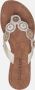 Lazamani Luna Leren Dames Slippers Off-White - Thumbnail 66