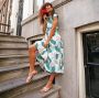 Lazamani Luna Leren Dames Slippers Off-White - Thumbnail 68