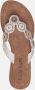 Lazamani Luna Leren Dames Slippers Off-White - Thumbnail 55