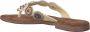 Lazamani Luna Leren Dames Slippers Off-White - Thumbnail 57