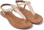 Lazamani Gouden Glitter Sandalen Yellow Dames - Thumbnail 12