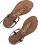Lazamani 75.611 leren sandalen panterprint bruin - Thumbnail 9