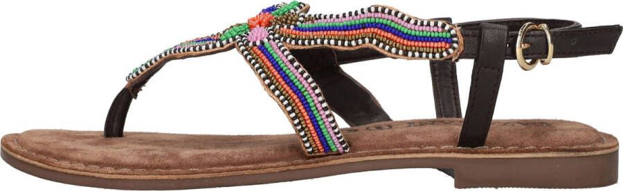 Lazamani Bloemen Kralensandaal Multicolor Dames - Foto 10