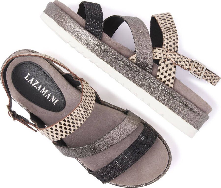 Lazamani Sandalen zwart 221607 Dames