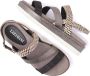 Lazamani Dames Sandalen 75.827 Black Zwart Leer LA75827black - Thumbnail 7