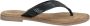 Lazamani 75.481 leren teenslippers met slangenprint zwart - Thumbnail 76