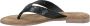 Lazamani 75.481 leren teenslippers met slangenprint zwart - Thumbnail 81