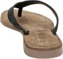 Lazamani 75.481 leren teenslippers met slangenprint zwart - Thumbnail 82