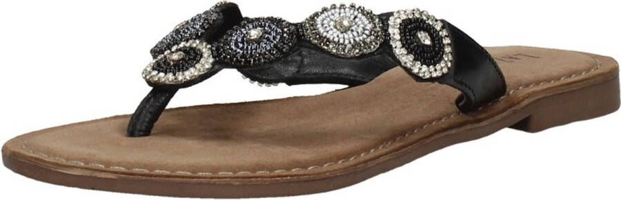 Lazamani Teenslippers zwart