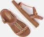 Lazamani Winny sandaal beads tan - Thumbnail 2