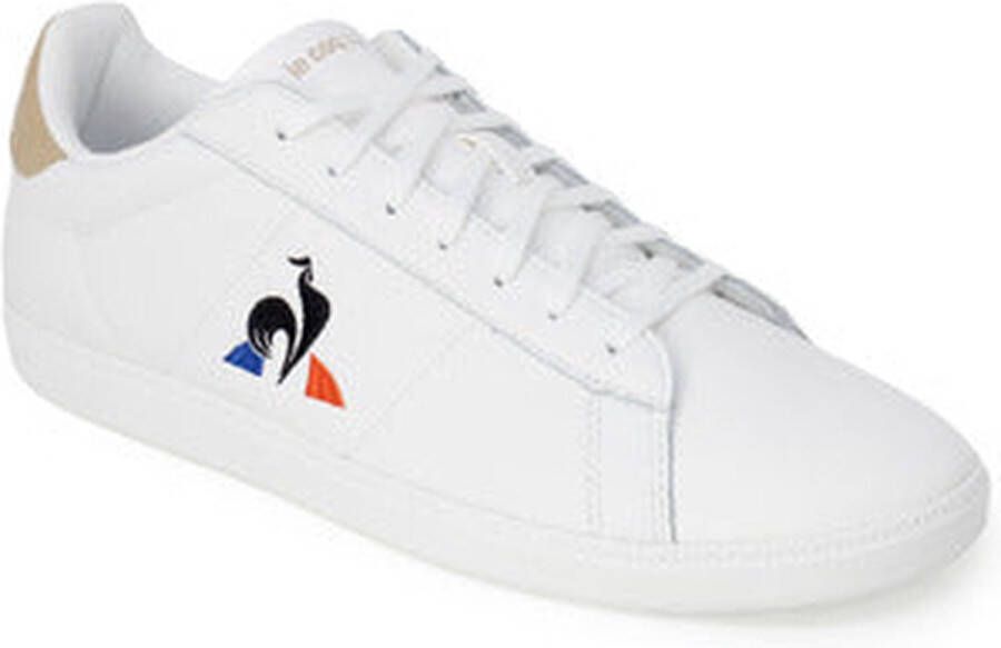 Le Coq Sportif Courtset Sneakers Optical White Tan Heren