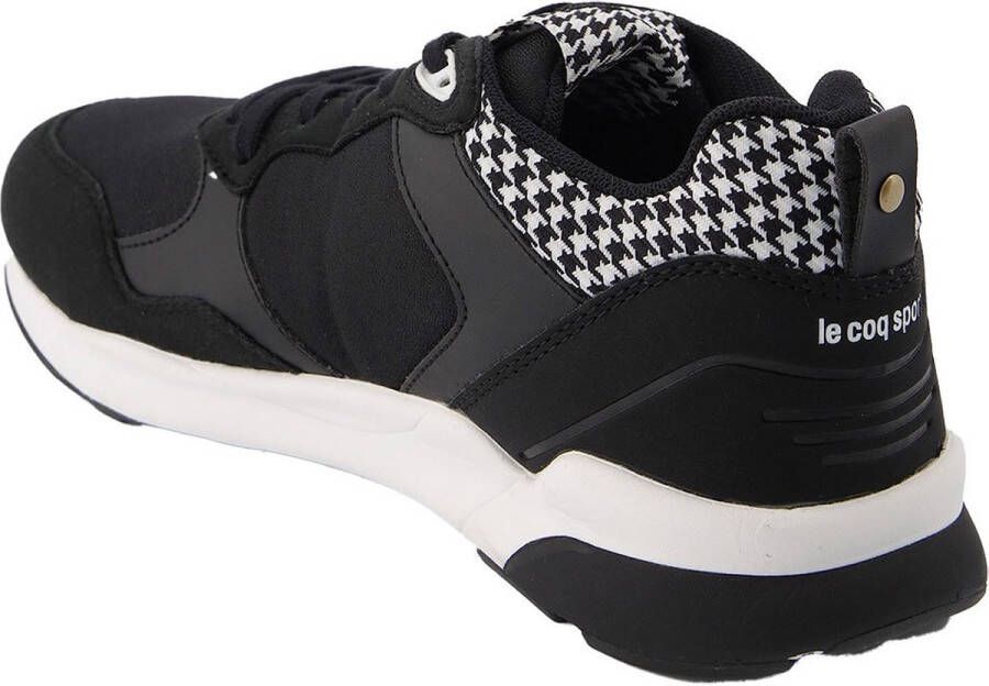 Le Coq Sportif Lcs R500 Pied De Poule Sneakers Zwart Vrouw