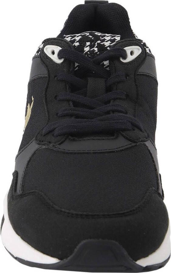 Le Coq Sportif Lcs R500 Pied De Poule Sneakers Zwart Vrouw