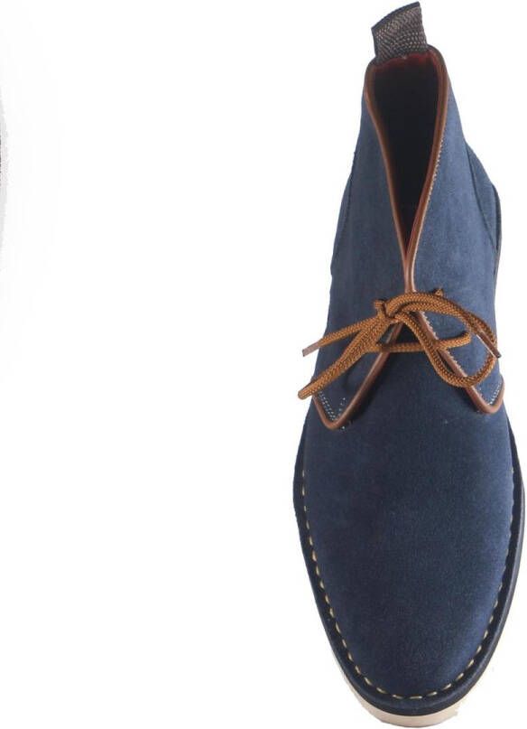 Leaxther Audley Blauw Suede Schoenen - Foto 4
