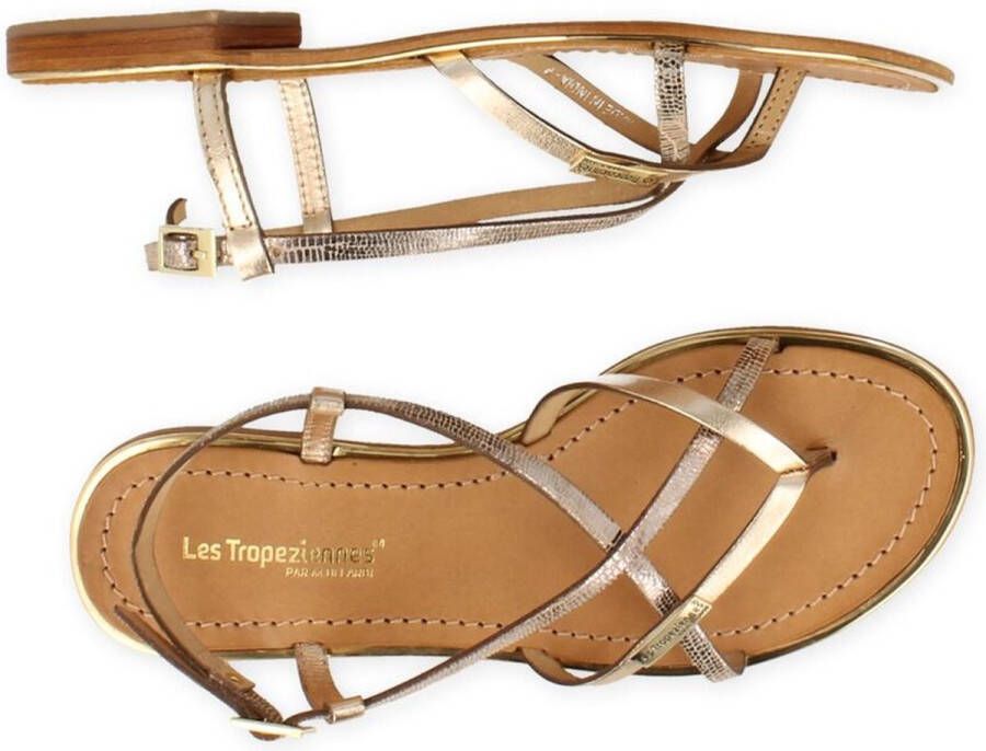Les Tropeziennes Gouden Sandalen Monaco Dames