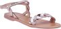 Les Tropeziennes Zomer Platte Sandalen Brown Dames - Thumbnail 5