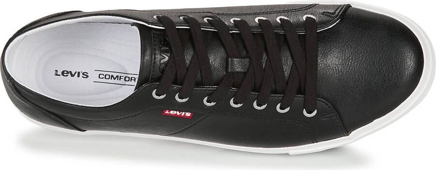 Levi's Heren Sneakers Woodward Zwart