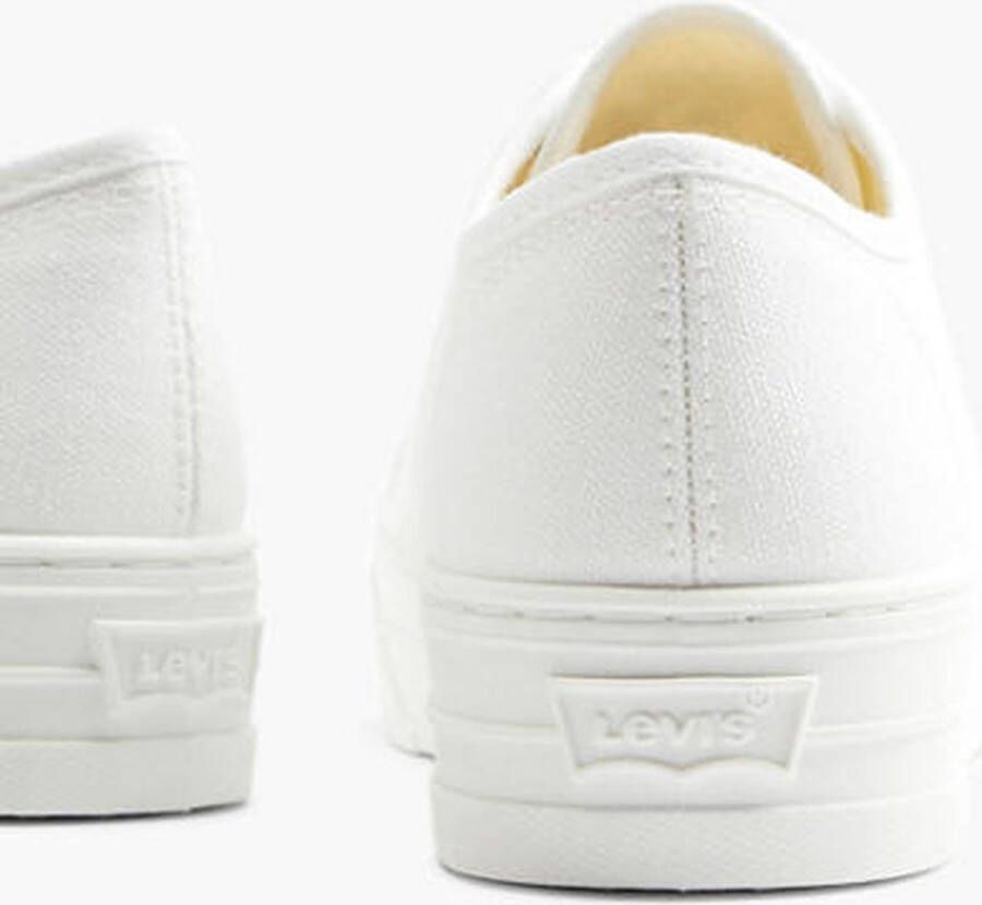 Levis Witte platform canvas sneaker