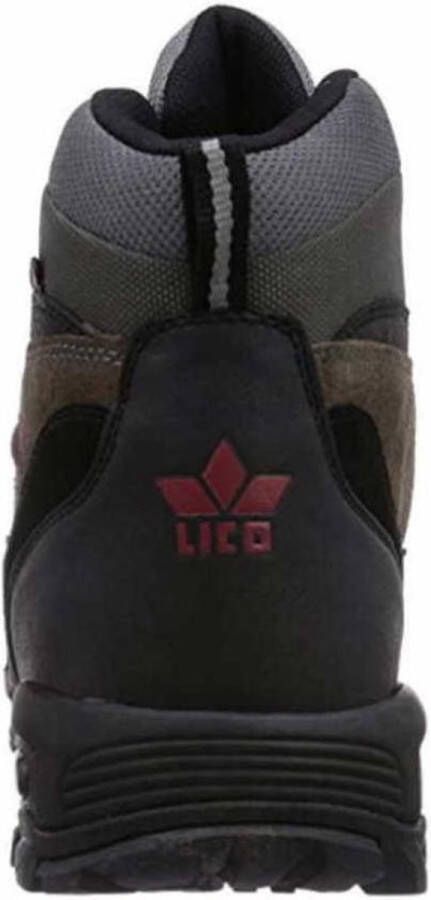Lico Wandelschoenen Milan Heren Suède Grijs bruin