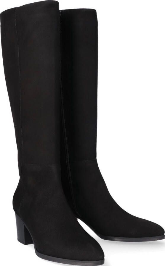 Hoge Laars Laarzen Suede Zwart Lilian Dames Laarzen Hoog 11567