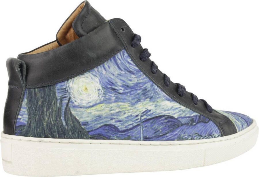 Linkkens Brave mid sneaker Starrynight Vincent Van Gogh