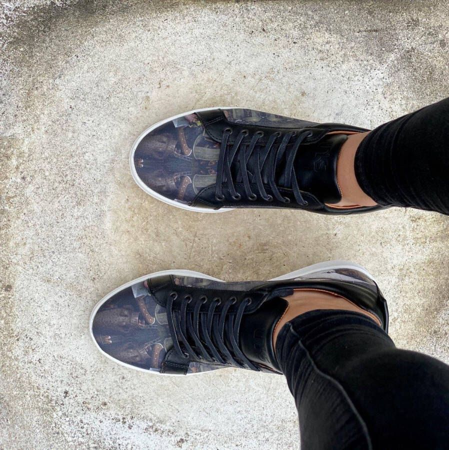 Linkkens Brave sneaker Bosch by Night zwart