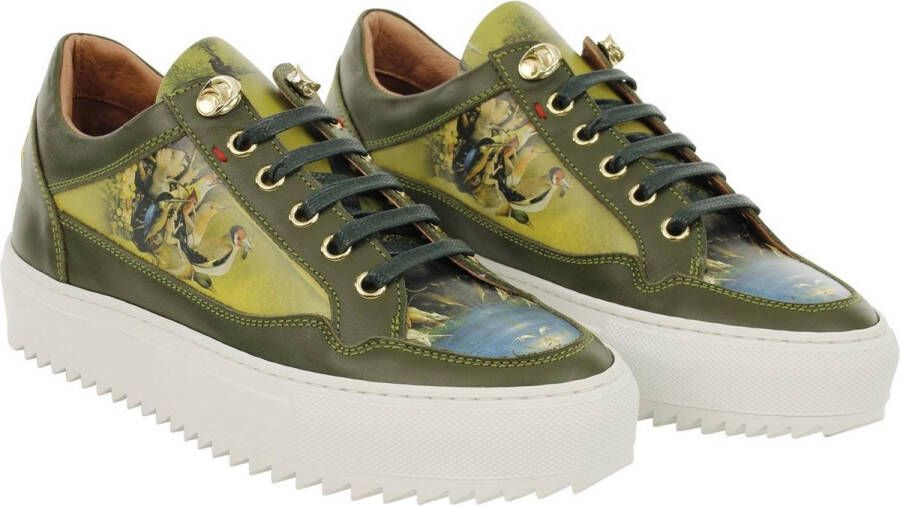 Linkkens Drake Jheronimus Bosch sneaker Forest green