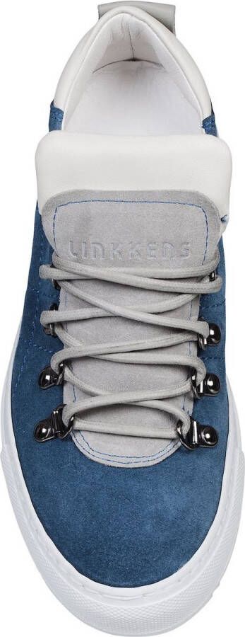 Linkkens Kobe low top lace suede nappa petrol blue - Foto 2