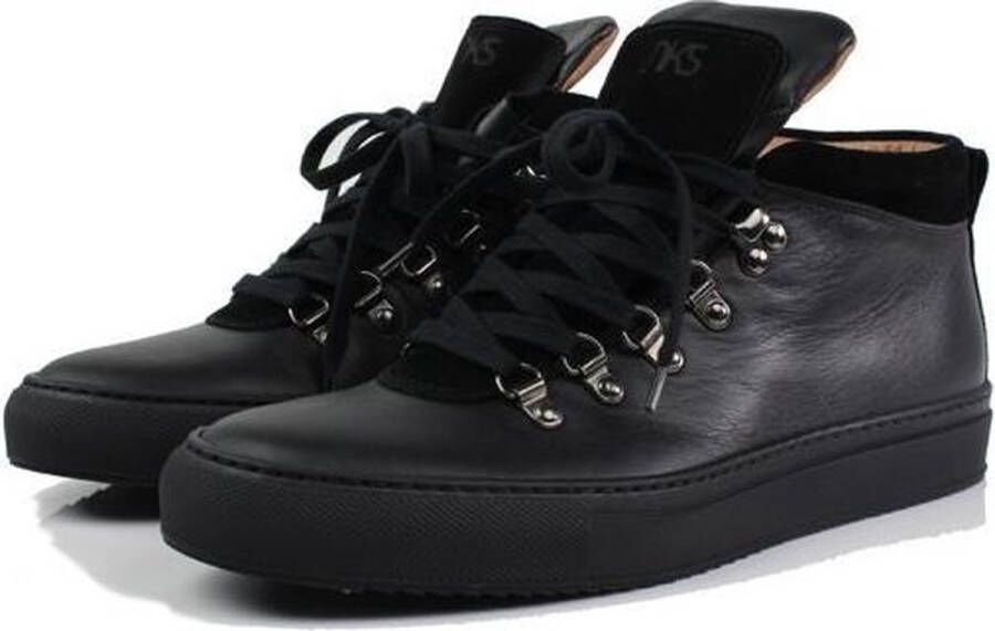 Linkkens Kobe sneaker Hiker mid top lace zwart