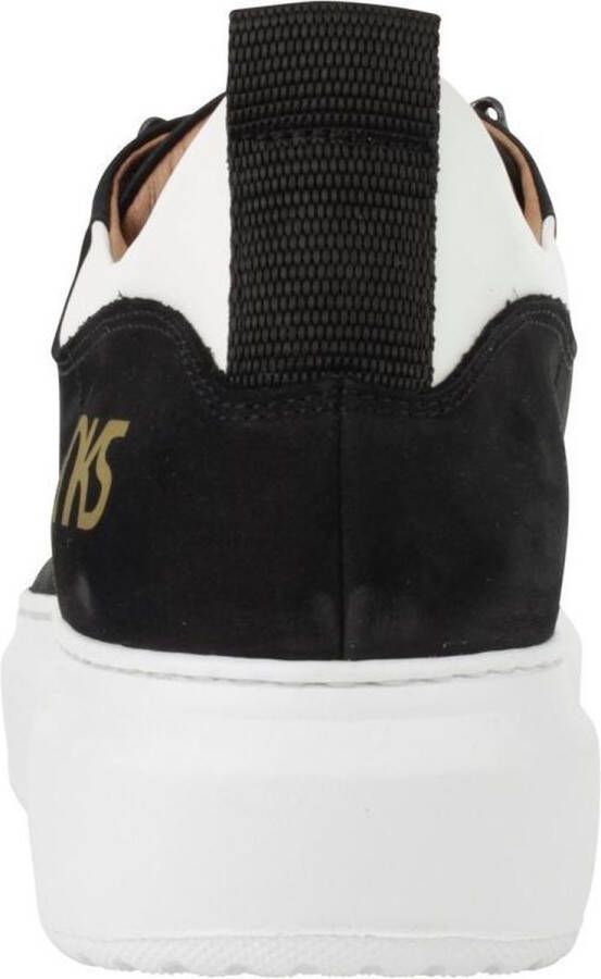 Linkkens Sinisa sneaker black white nubuck