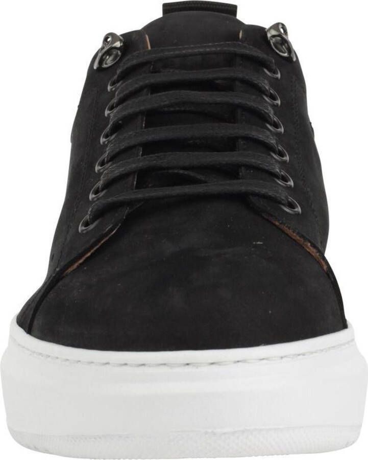 Linkkens Sinisa sneaker black white nubuck