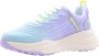 Liu Jo Geëmbosseerde Paillet Sneakers Purple Dames - Thumbnail 6