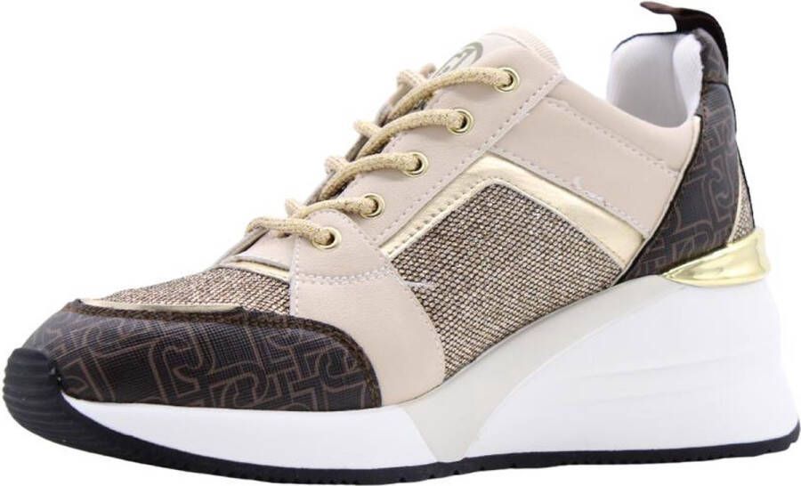 Liu Jo Alyssa 01 Dames Sneakers Beige Bruin