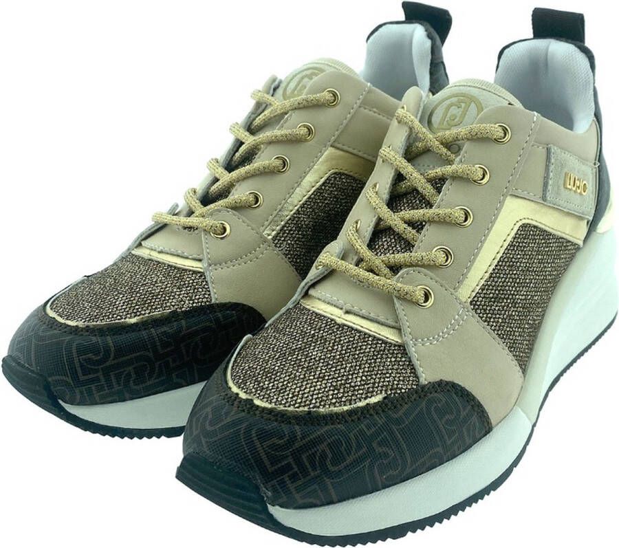 Liu Jo Alyssa 01 Dames Sneakers Beige Bruin