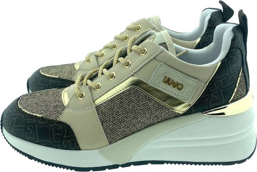 Liu Jo Alyssa 01 Dames Sneakers Beige Bruin