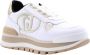 Liu Jo Witte sportieve sneakers met metalen details Wit Dames - Thumbnail 10