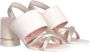 Liu Jo Dames Sandalen Met Hak En Maxi Logo Butter - Thumbnail 3