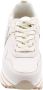 Liu Jo Witte leren sneakers met tonale logo en metallic detail Wit Dames - Thumbnail 10